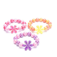 Load image into Gallery viewer, 2pcs Cute Flower Beads Bracelet For Baby Girls Adjustable Rope - Sophornlilly