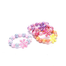 Load image into Gallery viewer, 2pcs Cute Flower Beads Bracelet For Baby Girls Adjustable Rope - Sophornlilly