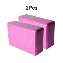 Load image into Gallery viewer, 2pcs Yoga Brick Eva Yoga Block Colorful Foam Block Bolster Yoga - Sophornlilly