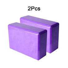 Load image into Gallery viewer, 2pcs Yoga Brick Eva Yoga Block Colorful Foam Block Bolster Yoga - Sophornlilly