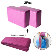 Load image into Gallery viewer, 2pcs Yoga Brick Eva Yoga Block Colorful Foam Block Bolster Yoga - Sophornlilly