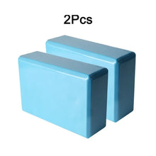 Load image into Gallery viewer, 2pcs Yoga Brick Eva Yoga Block Colorful Foam Block Bolster Yoga - Sophornlilly