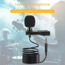 Load image into Gallery viewer, 3.5mm Microphone Mic Lavalier Portable Lightweight Musical Elements