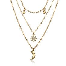 Load image into Gallery viewer, 3 Layer Necklace Pendant Women Clothing Accessories Necklace Multi