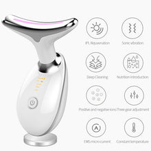 Load image into Gallery viewer, 3 Modes 45℃ Heating Neck Massager Anti Wrinkle Beauty Devices EMS