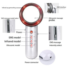 Load image into Gallery viewer, 3 in 1 Ultrasound Cavitation EMS Ultrasonic Body Slimming Massager Fat