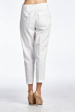 Load image into Gallery viewer, Women's White Stretch Capris