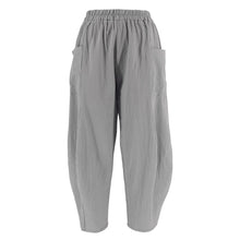 Load image into Gallery viewer, Fashion Women Loose Solid Cotton Linen Big Pockets Linen Casual