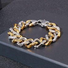 Load image into Gallery viewer, 316L stainless steel men&#39;s gold bracelet, personality and creativity - Sophornlilly