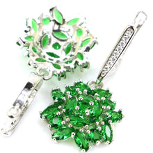 Load image into Gallery viewer, 34x16mm Jazaz Infinity Anniversary Created 5.7g Pink Morganite Green