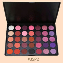 Load image into Gallery viewer, 35 Color Eyeshadow Pallete Warm Color Smoky Makeup Palette Matte
