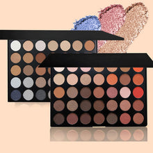 Load image into Gallery viewer, 35 Color Eyeshadow Pallete Warm Color Smoky Makeup Palette Matte
