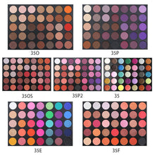 Load image into Gallery viewer, 35 Color Eyeshadow Pallete Warm Color Smoky Makeup Palette Matte
