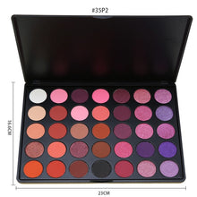 Load image into Gallery viewer, 35 Color Eyeshadow Pallete Warm Color Smoky Makeup Palette Matte