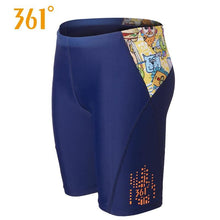 Load image into Gallery viewer, 361 Male Black Swim Short Professional Men's Swimming Trunks - Sophornlilly