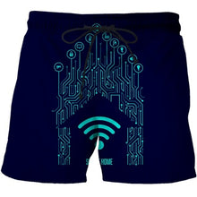 Load image into Gallery viewer, 3D Future Communication Technology Printed Mens Summer Fashion Thin