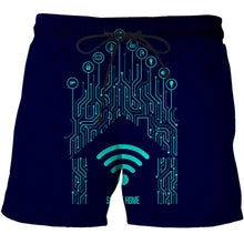 Load image into Gallery viewer, 3D Future Communication Technology Printed Mens Summer Fashion Thin
