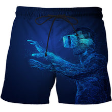 Load image into Gallery viewer, 3D Future Communication Technology Printed Mens Summer Fashion Thin