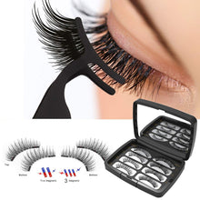 Load image into Gallery viewer, 3D Magnet False Eyelashes Fake Eyelash Natural Thick Eye Lashes
