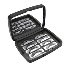 Load image into Gallery viewer, 3D Magnet False Eyelashes Fake Eyelash Natural Thick Eye Lashes