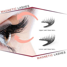 Load image into Gallery viewer, 3D Magnet False Eyelashes Fake Eyelash Natural Thick Eye Lashes