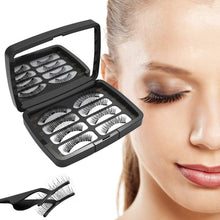 Load image into Gallery viewer, 3D Magnet False Eyelashes Fake Eyelash Natural Thick Eye Lashes