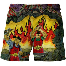 Load image into Gallery viewer, 3D Shorts Cerberus Printed Casual Swimming Beach Shorts Fashion