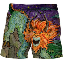Load image into Gallery viewer, 3D Shorts Cerberus Printed Casual Swimming Beach Shorts Fashion