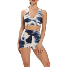 Load image into Gallery viewer, 3D Women Tie Dye Sport Shorts Printed Slim High Waist Stretchy Fitness