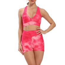 Load image into Gallery viewer, 3D Women Tie Dye Sport Shorts Printed Slim High Waist Stretchy Fitness
