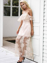 Load image into Gallery viewer, Off shoulder elegant ruffle summer