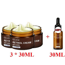 Load image into Gallery viewer, 3pc Retinol Wrinkles Removal Cream Anti Aging Firming Lifting Skin
