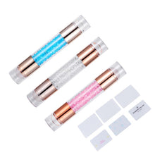 Load image into Gallery viewer, 3pcs Nail Art Stampers Double End Stampers Exquisite Colorful
