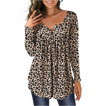 Load image into Gallery viewer, 3xl Plus Size Floral Printed Tunic Shirts Fashion Round Neck Women