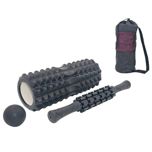 4 in 1 Yoga Foam Roller Pilates Exercise Back Fitness Point Trigger - Sophornlilly