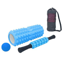 Load image into Gallery viewer, 4 in 1 Yoga Foam Roller Pilates Exercise Back Fitness Point Trigger - Sophornlilly