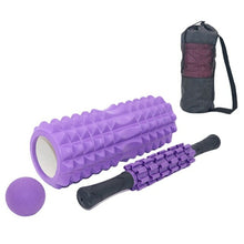 Load image into Gallery viewer, 4 in 1 Yoga Foam Roller Pilates Exercise Back Fitness Point Trigger - Sophornlilly