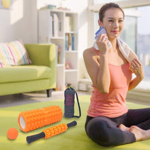 Load image into Gallery viewer, 4 in 1 Yoga Foam Roller Pilates Exercise Back Fitness Point Trigger - Sophornlilly