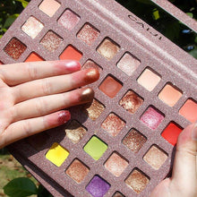 Load image into Gallery viewer, 40 Color Eyeshadow Palette Earth Color Pearlescent Matte Eye Shadow - Sophornlilly