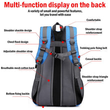 Load image into Gallery viewer, 40L Hiking Backpacks Climbing Bags Man Sports Travel Camping Cycling