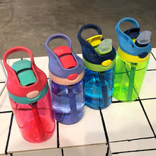 Load image into Gallery viewer, 480ML Tritan Kids Sports Water Bottle With Straw