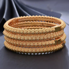 Load image into Gallery viewer, 4Pcs/lot Dubai Bangles For Women Middle East Gold Color Bangles - Sophornlilly