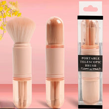 Load image into Gallery viewer, Portable Makeup Brush Set With Case 4 In 1 Mini Powder