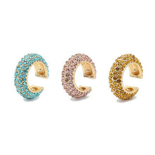 Load image into Gallery viewer, 5 Pair/set 2020 Brincos Female Rhinestone Huggie Earrings Set Amazing - Sophornlilly