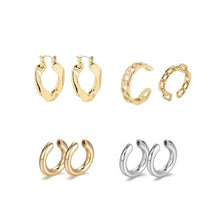 Load image into Gallery viewer, 5 Pair/set 2020 Brincos Female Rhinestone Huggie Earrings Set Amazing - Sophornlilly