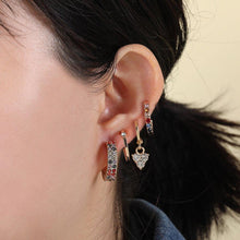 Load image into Gallery viewer, 5 Pair/set 2020 Brincos Female Rhinestone Huggie Earrings Set Amazing - Sophornlilly