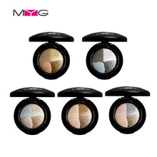 Load image into Gallery viewer, 5 Pcs/Lot MYG Mineral Baked Eye Shadow 4 Colors Metal Smoked Eyeshadow