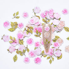 Load image into Gallery viewer, 5000 pcs/bag Nail Art Flower Sequins Decals Charming Rose Leaves