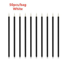 Load image into Gallery viewer, 50pcs Disposable Eyeliner Brushes Individual Applicator Superfine