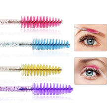 Load image into Gallery viewer, 50pcs Eyelash Brushes Makeup Brushes Disposable Mascara Wands